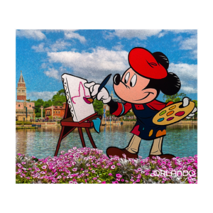 Artist Mickey by Epcot