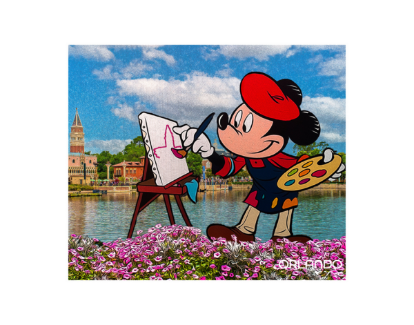 Artist Mickey by Epcot