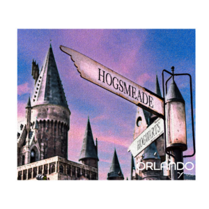 Hogsmeade and Hogwarts signboard