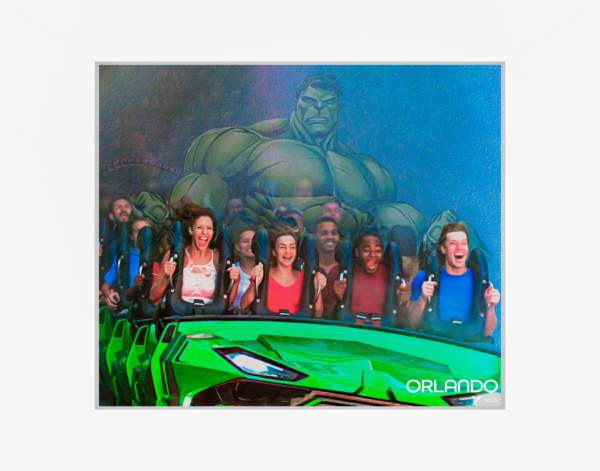 The Incredible Hulk Coaster at Island of Adventure