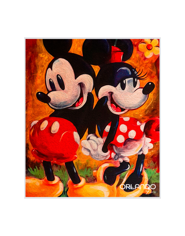 Mickey and Minnie in Love