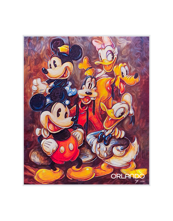 Mickey, Minnie, Donald, Daisy , Pluto and Goofy