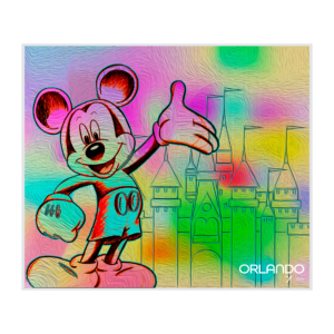 Colorful Mickey at Magic Kingdom