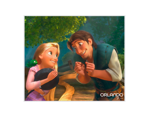 Rapunzel and Flynn Rider