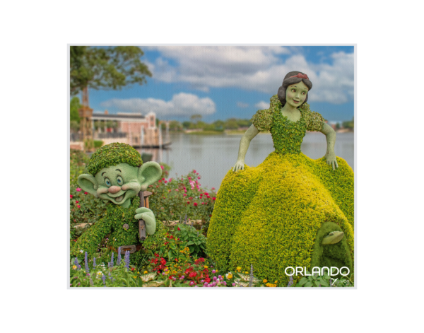 Snow White Topiary by EPCOT