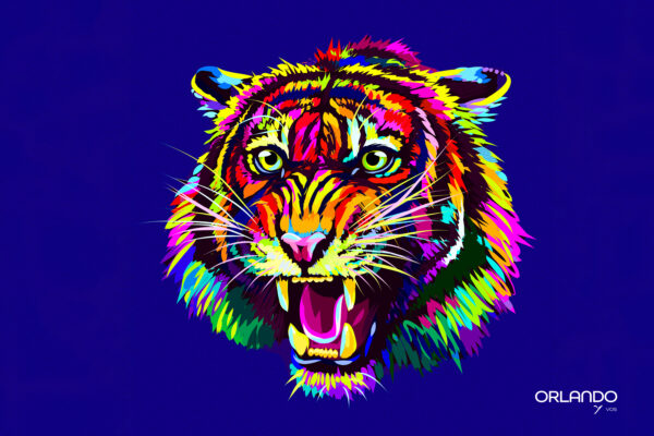 Colorful Tiger