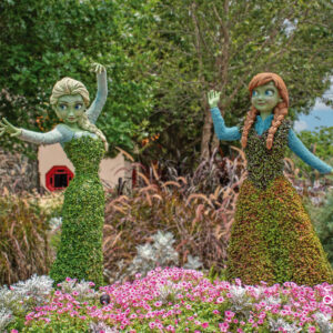 Frozen Topiaries by Epcot