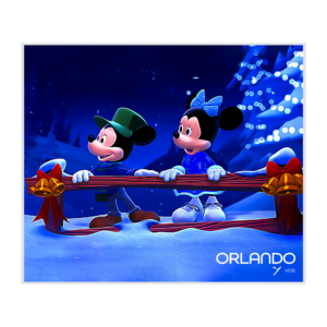 Mickey and Minnie at Christmas Night