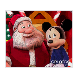 Mickey and Santa Claus