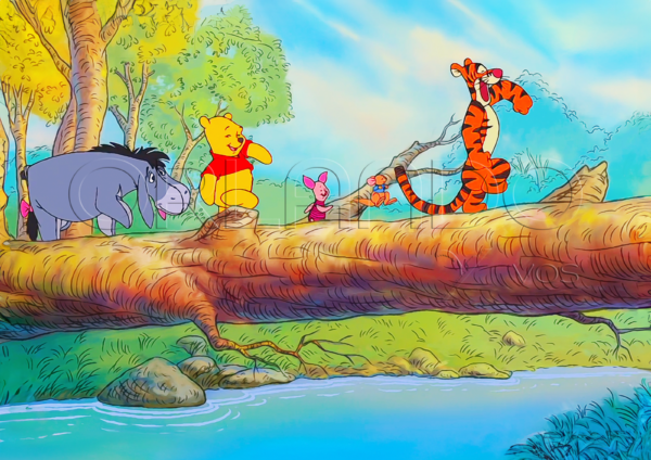 Winnie the Pooh and his friends together for a new adventure