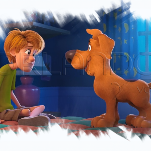 Little Shaggy and Scooby remember the beginning of a lifelong friendship