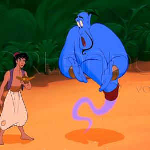 Genie tells Aladdin what wishes she can grant him