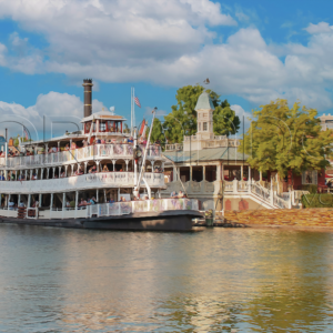 Liberty Square Riverboat postcard at Magic Kingdom