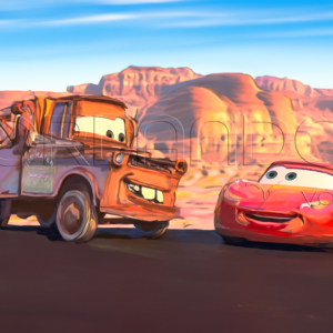 Lightning McQueen and Tow Mater are best friends forever