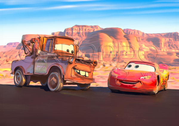 Lightning McQueen and Tow Mater are best friends forever