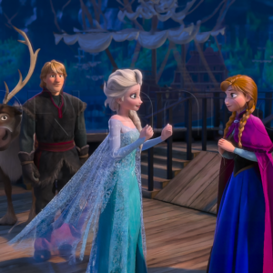 Elsa, Anna, Kristoff, and Sven are back from their epic frozen quest!