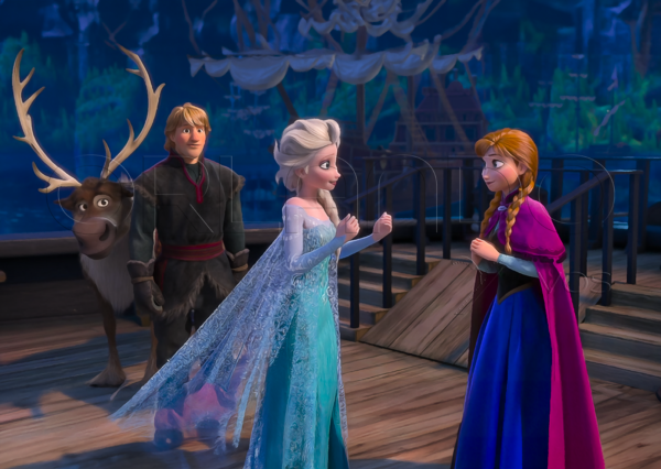 Elsa, Anna, Kristoff, and Sven are back from their epic frozen quest!