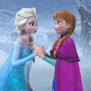 Elsa and Anna reunite in a moment of love