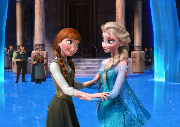 Elsa and Anna's sisterly love transcends time