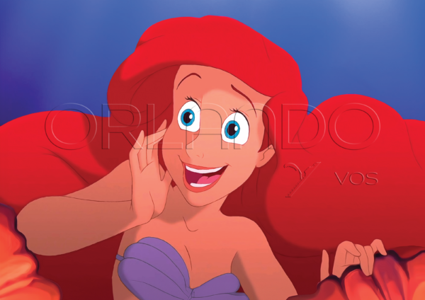 Bring Ariel home! This enchanting digital artwork captures the beauty and magic of The Little Mermaids underwater world