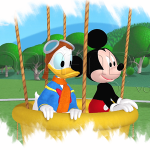 Mickey Mouse & Donald Duck Hot Air Balloon Adventure!