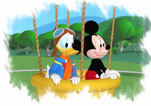 Mickey Mouse & Donald Duck Hot Air Balloon Adventure!