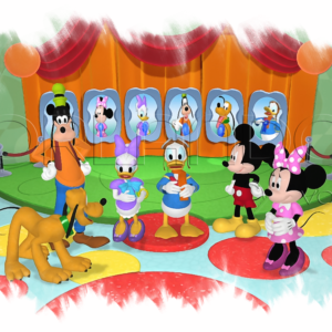 Mickey and his friends celebrate their friendship!