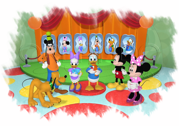 Mickey and his friends celebrate their friendship!