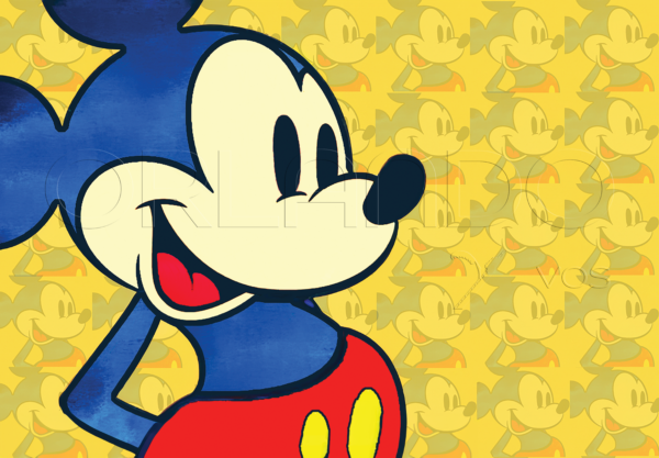 This colorful Mickey Mouse painting is the perfect gift for any fan.