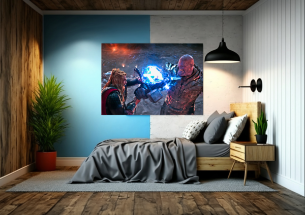 Own a piece of Marvel history! This digital artwork captures the intensity and excitement of Avengers final battle