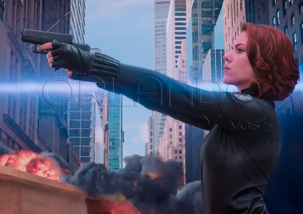 Bring the excitement of Black Widow's action-packed adventures into your home or office with this captivating digital artwork.