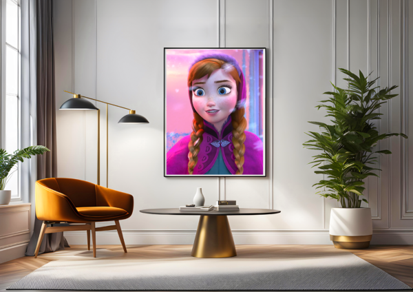 Own this beautiful piece showcasing Anna’s love and longing for her sister Elsa.