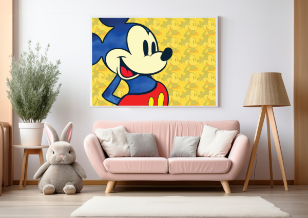 This colorful Mickey Mouse painting is the perfect gift for any fan.